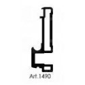 DIVA felső sín+takaró Art.1490+Art.1470 (18mm) 2m