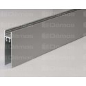 SEVROLL Simple alsó takaró profil (10mm) 3m Ezüst