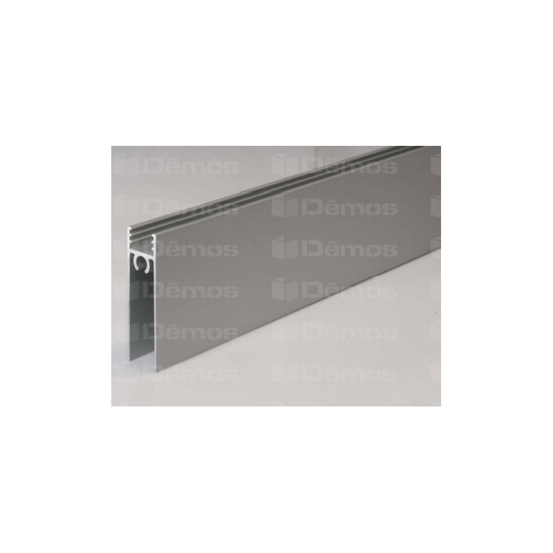 SEVROLL Simple alsó takaró profil (10mm) 3m Ezüst