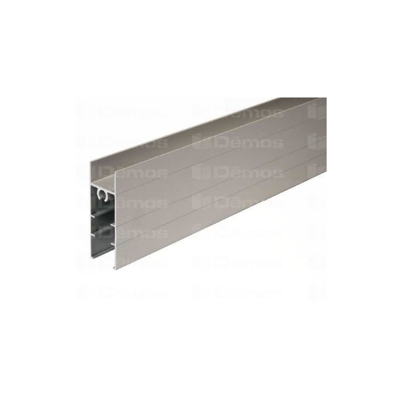 SEVROLL Simple alsó takaró profil (18mm) 3m Ezüst
